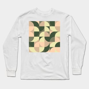 Modern Geometric (Winter Squash) Long Sleeve T-Shirt